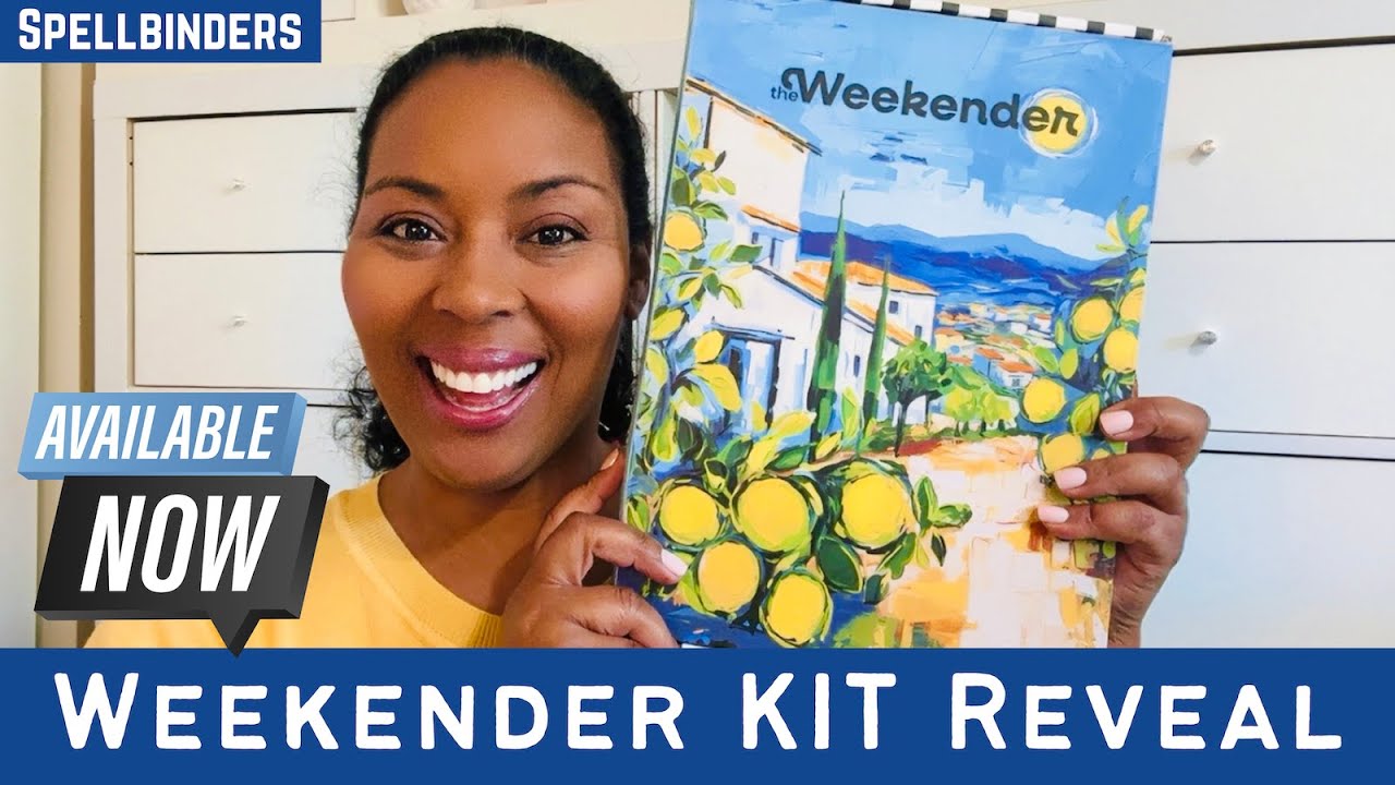 Big Reveal!! Weekender KIT & Virtual Workshop w/ Spellbinders | #teamspellbinders