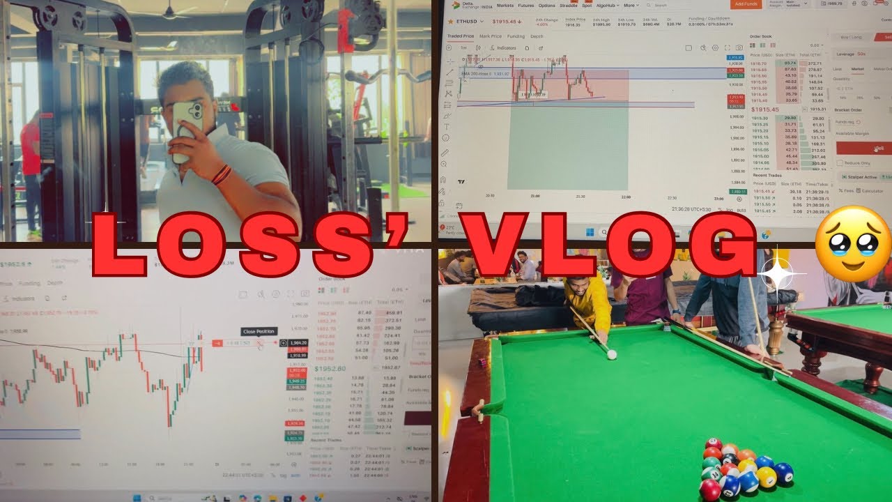 Loss Per Loss Hogya Maket Ke Trap Mai 😱🥲 #vlog #trading 