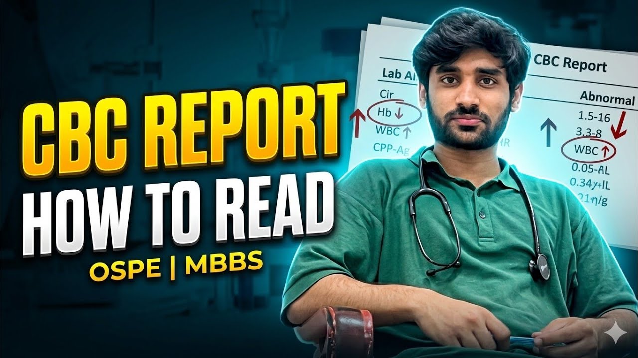 🩸 How to Interpret CBC Report | Block 7 OSPE | Complete Practical | Easily Explained