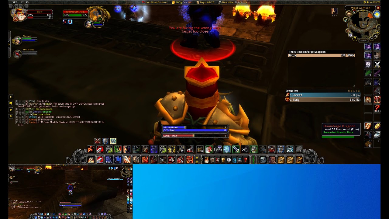 Classic WoW - Mage/Warrior Angerforge HoJ Farm