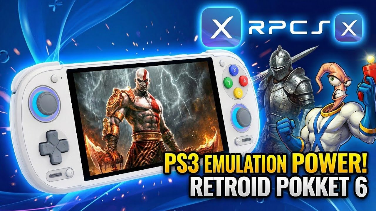 Retroid Pocket 6 - Playstation 3 Emulation (RPCSX) - 5 Spiele getestet 
