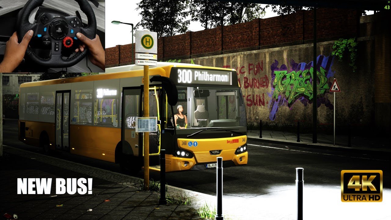 The Bus - Realistic gameplay with Logitech G29 & Tobii Eye Tracker