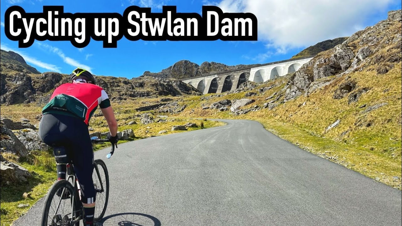 Cycling up Stwlan Dam Reservoir, Blaenau Ffestiniog, North Wales 🏴󠁧󠁢󠁷󠁬󠁳󠁿 Power Station