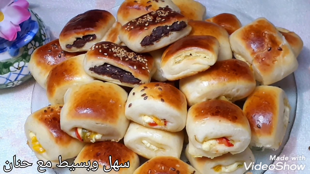 فطاير قطنيه هشه بحشوات مختلفه من الذ واطيب مايكون