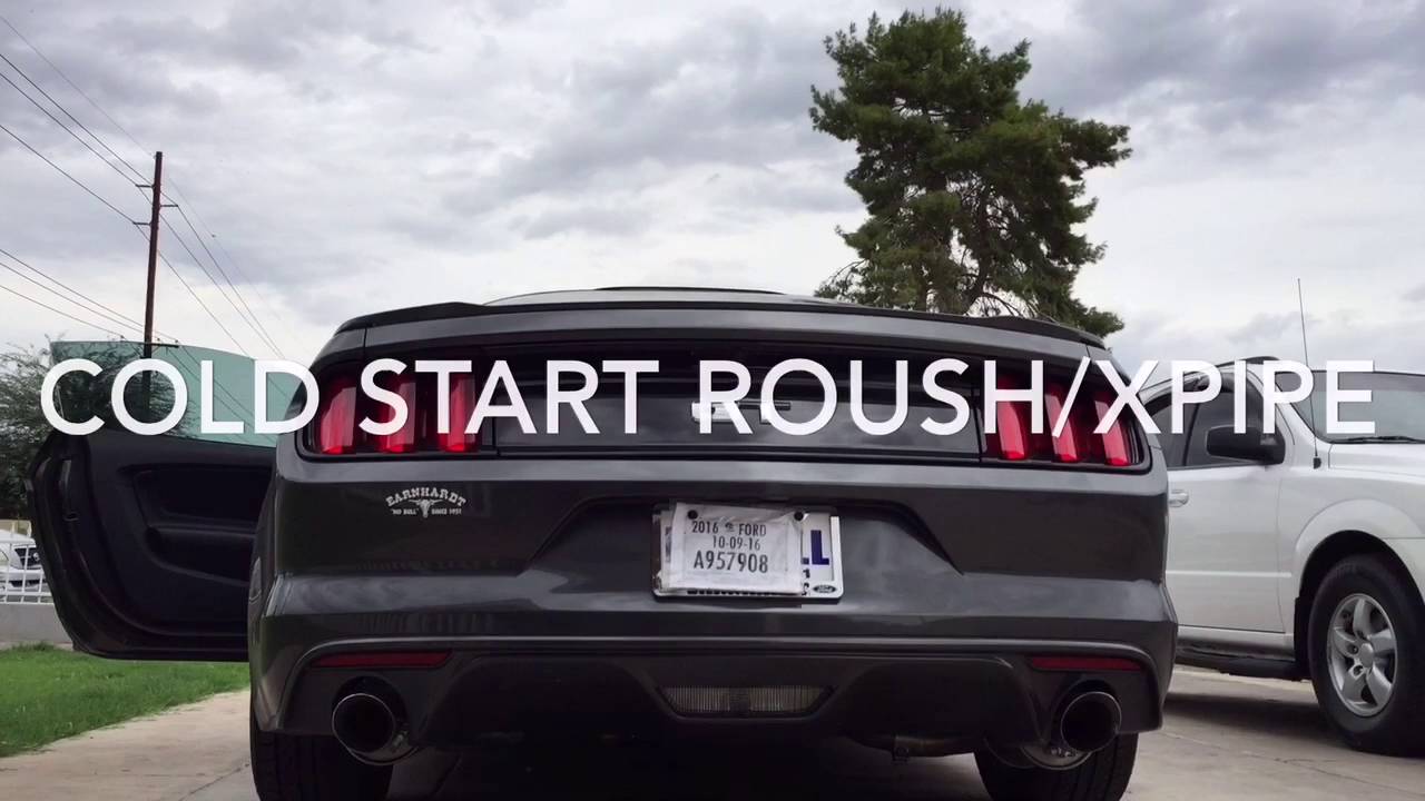 2016 Mustang GT with Roush Exhaust and XPipe