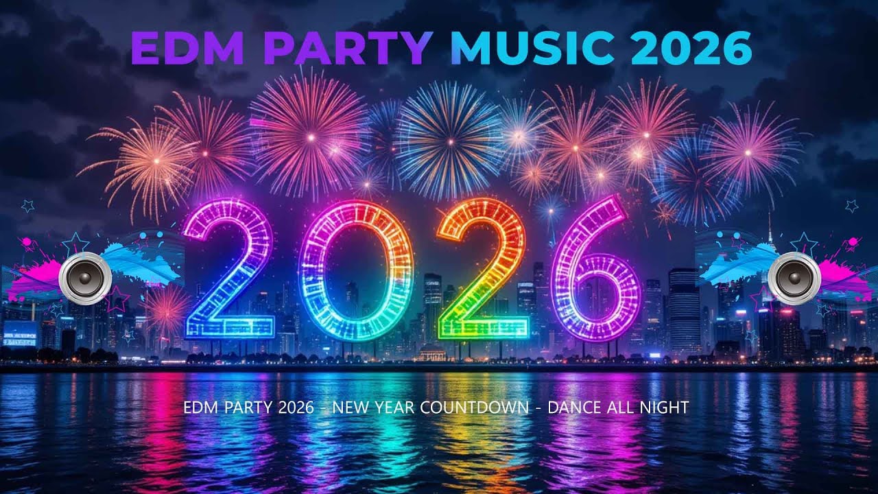 New Year 2026 EDM Party Music 🎆 Nonstop Dance Music for Countdown