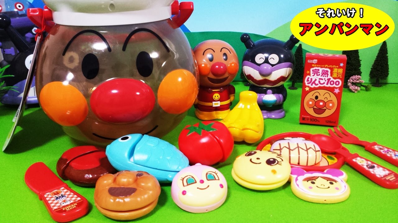 Анпанман аниме❤Игрушки кухня дом стук анпанман игрушки анимация