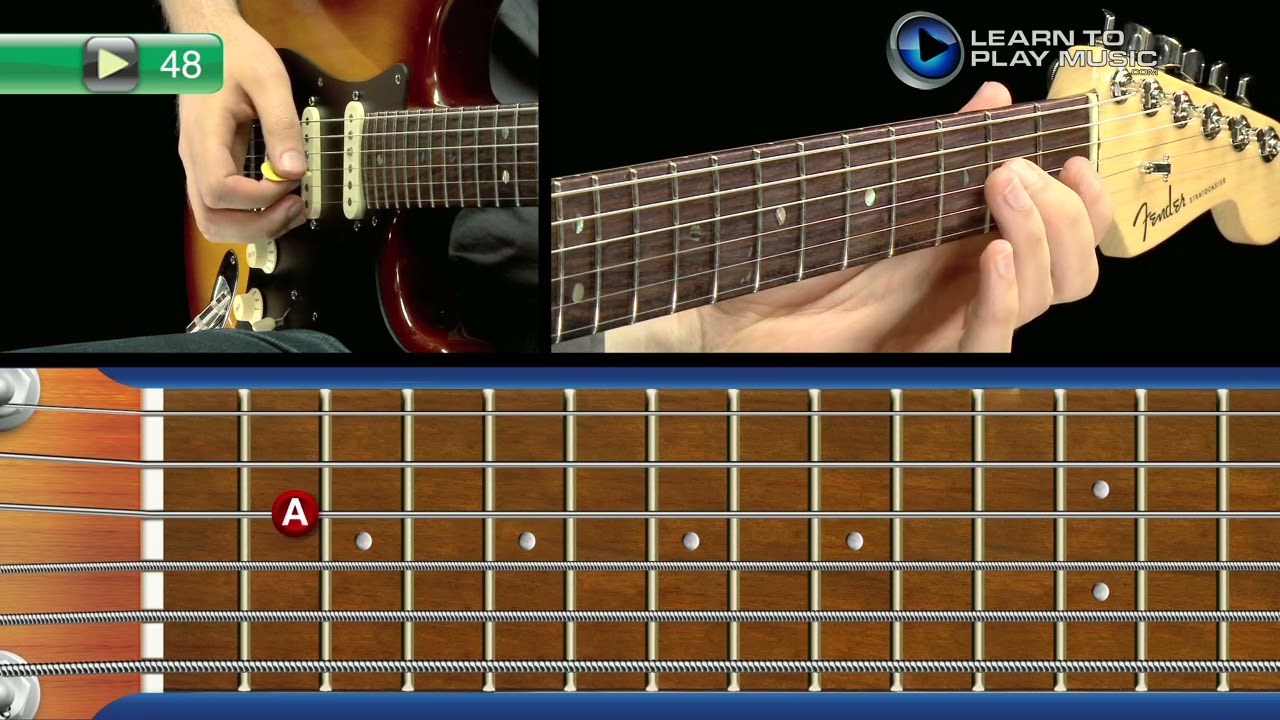 Ex048 - Guitar Method - Book 1 - Tab - Solo Mix - Angle 2