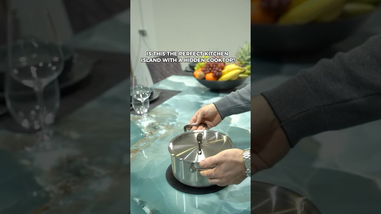 Is this the perfect kitchen island with a hidden cooktop?