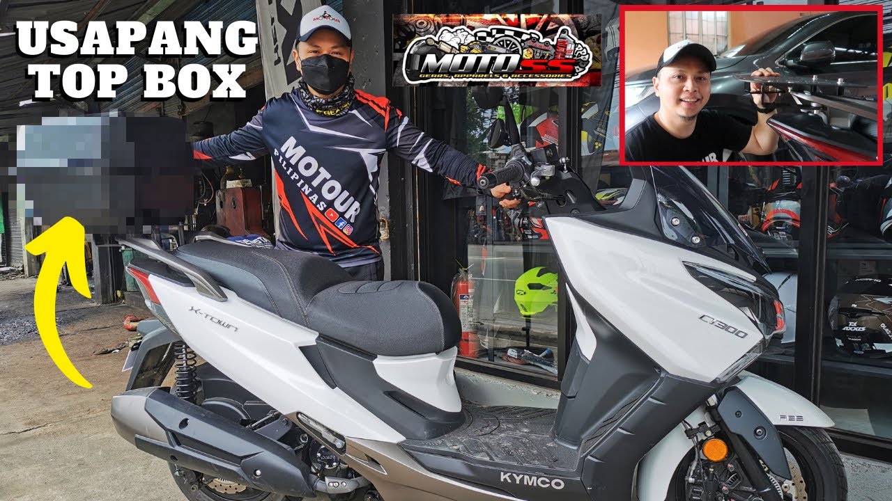 NEW SCOOTER Rack and Top Box Installation│MotoSS Shop in Biñan, Laguna