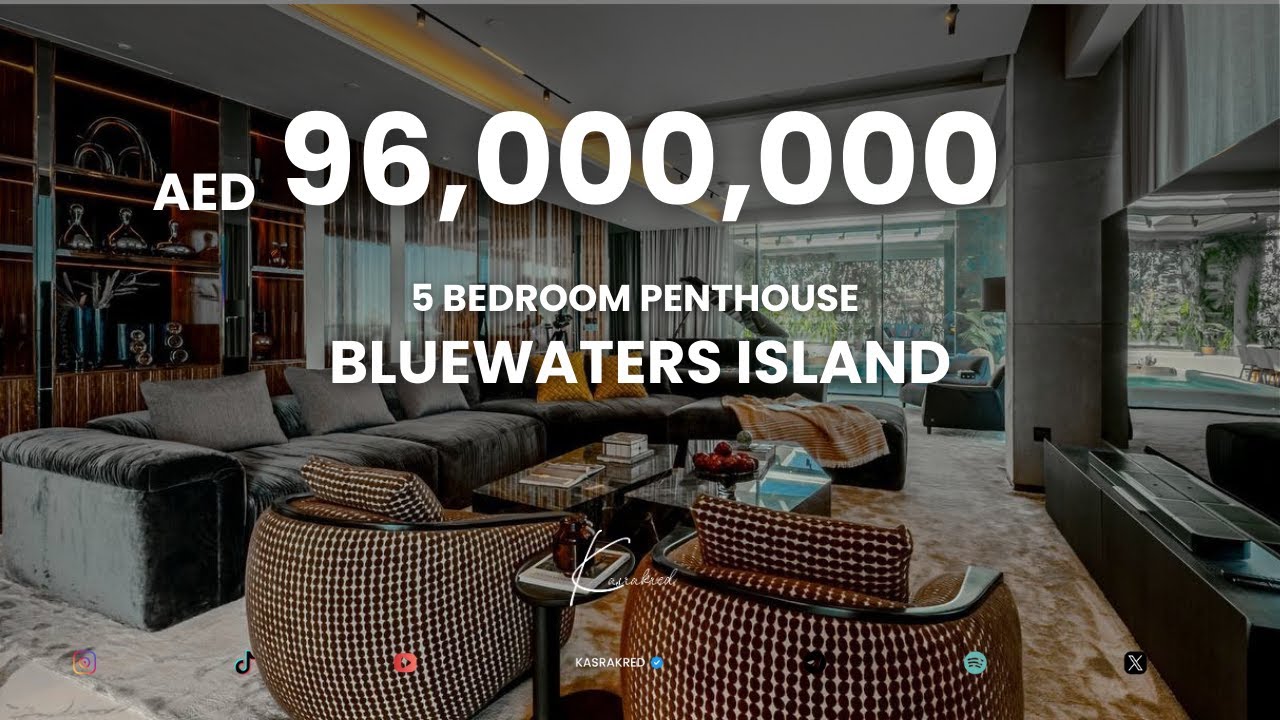 Ultra-Luxury 5BR Penthouse in Bluewaters | Full Sea & Palm Views