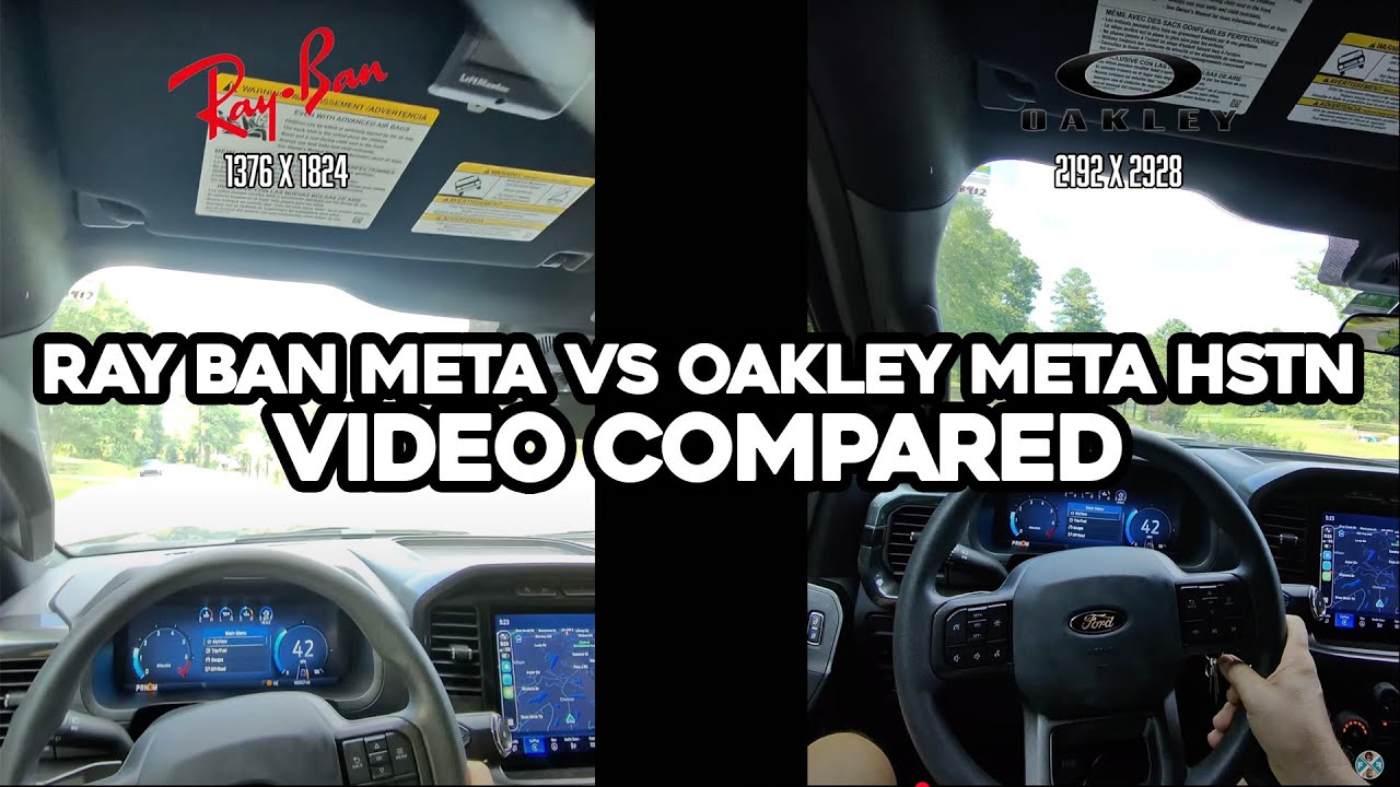 Oakley HSTN Meta Smart Glasses: 3K Video vs 2K Ray Ban Meta
