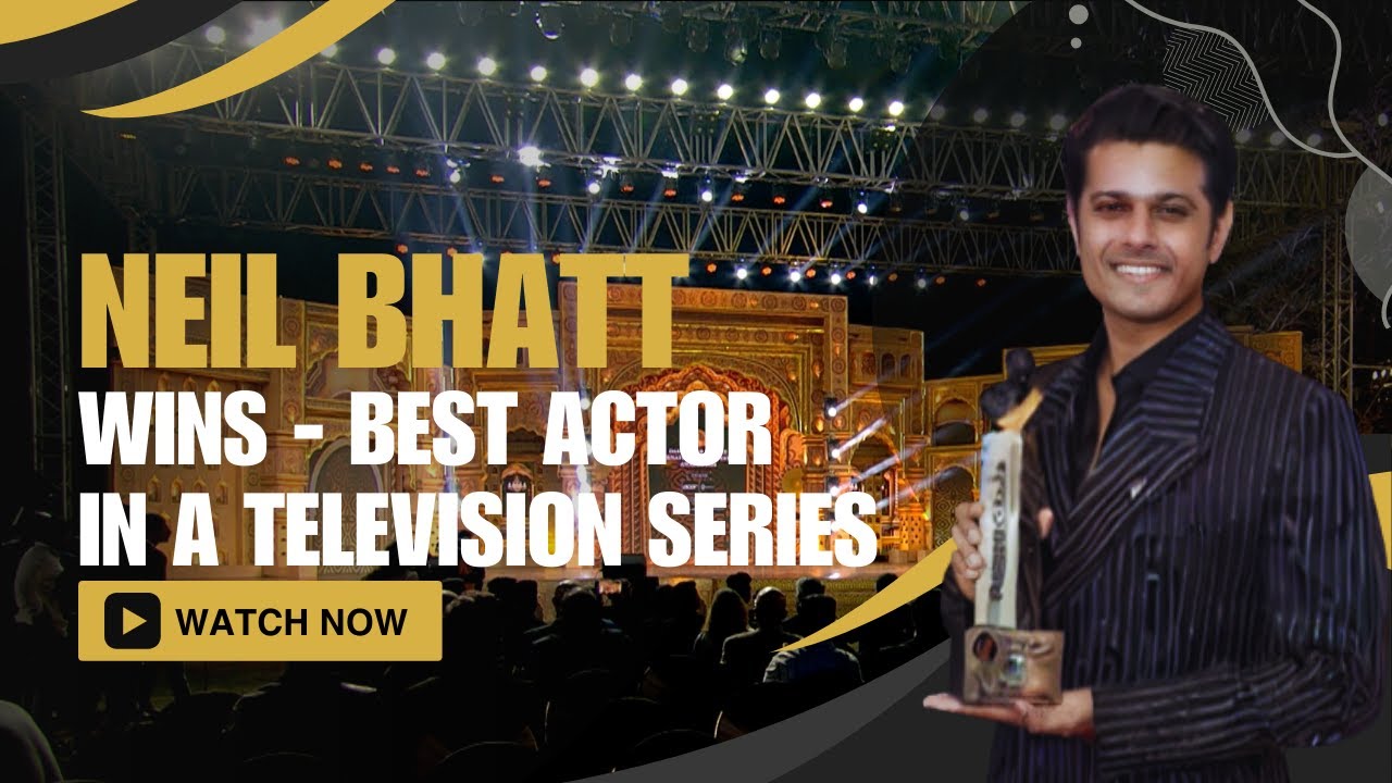 Neil Bhatt Wins Best Actor in a Television Series for Gum Hai Kisi Ke Pyar Mein #neilbhatt #ghkkpm