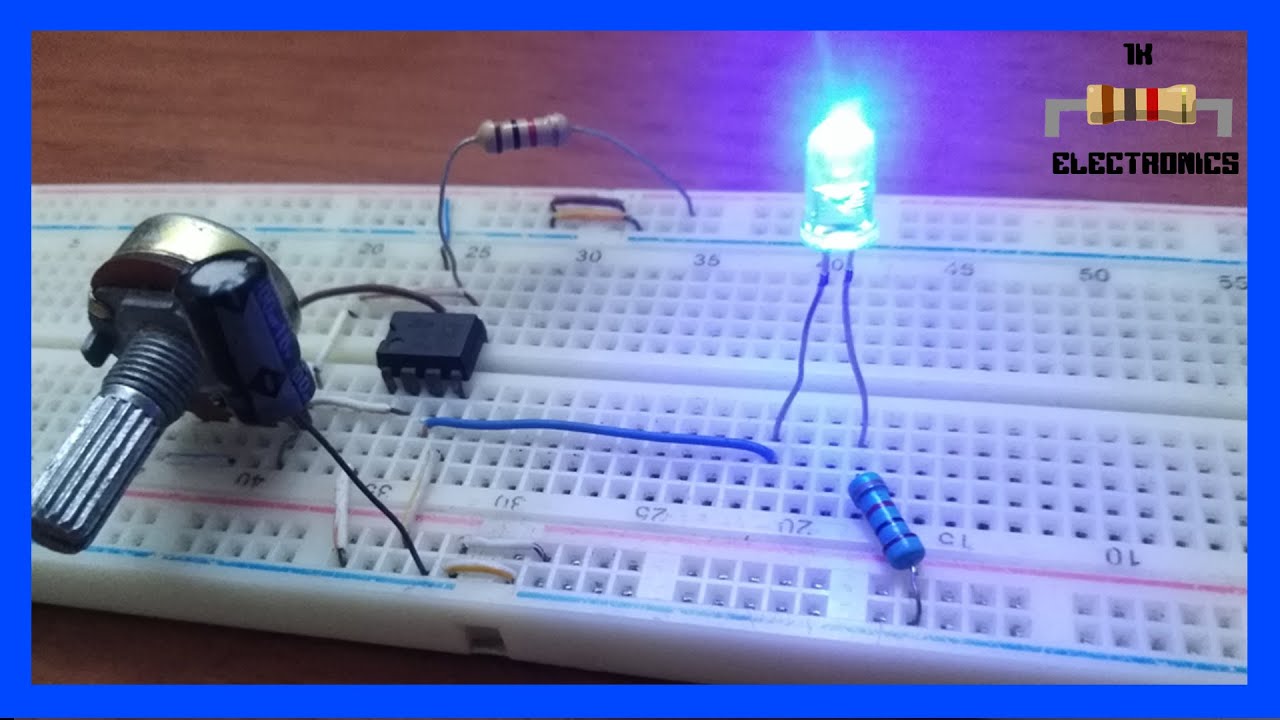 LED intermitente con 555 -TUTORIAL-