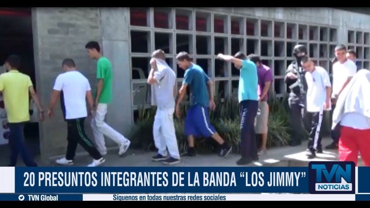 Capturados 20 presuntos integrantes de la banda “Los Jimmy” -#TVNNOTICIAS #TVNGLOBAL