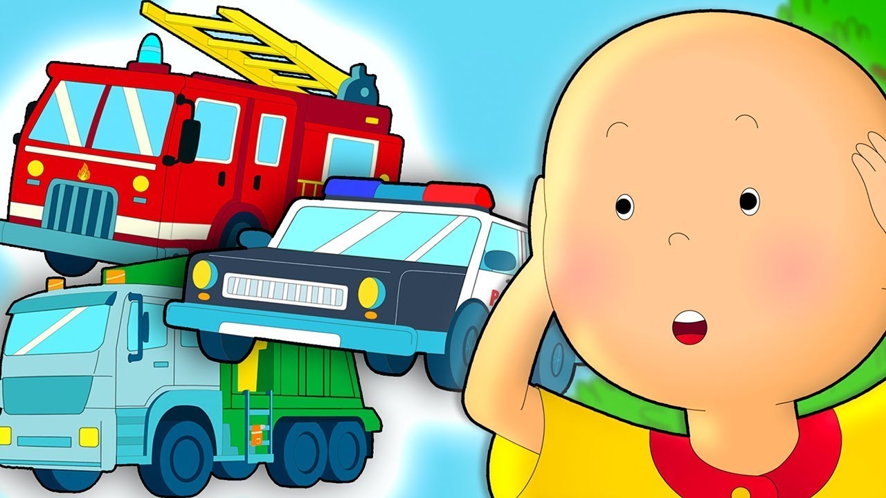 Caillou et les Véhicules | Les Nouvelles Aventures de Caillou | Caillou en Français