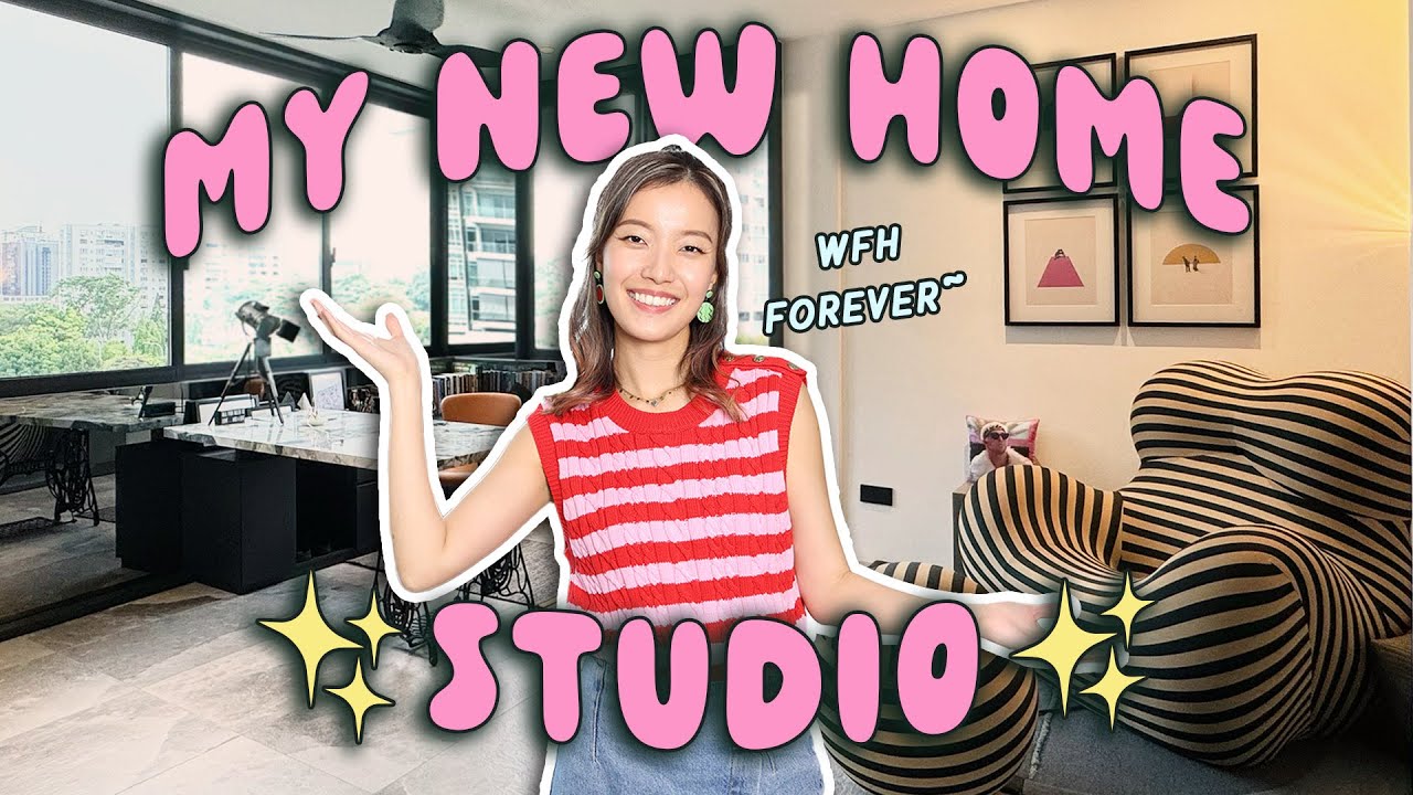 showing yall my HOME STUDIO! (+ how my space inspires me 🎨) | Glowing Up Ep 26