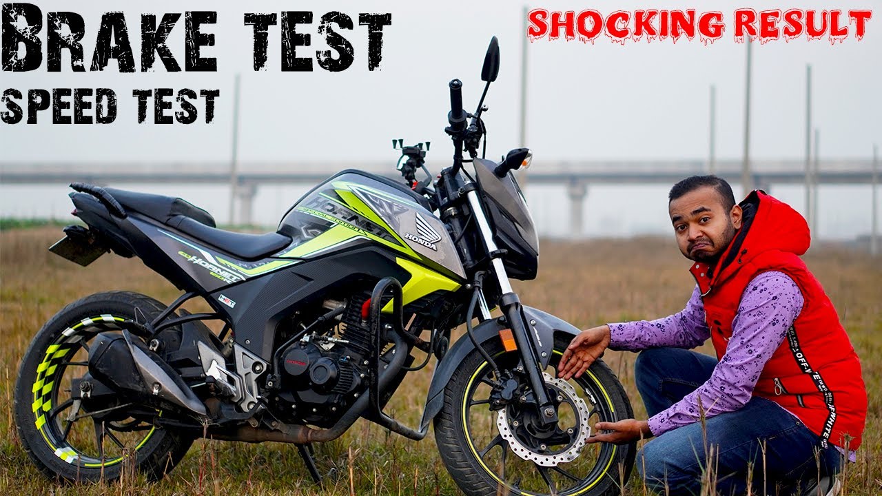 Honda CB Hornet 160r Braking Test and 0-100 Speed Test - Next Gear