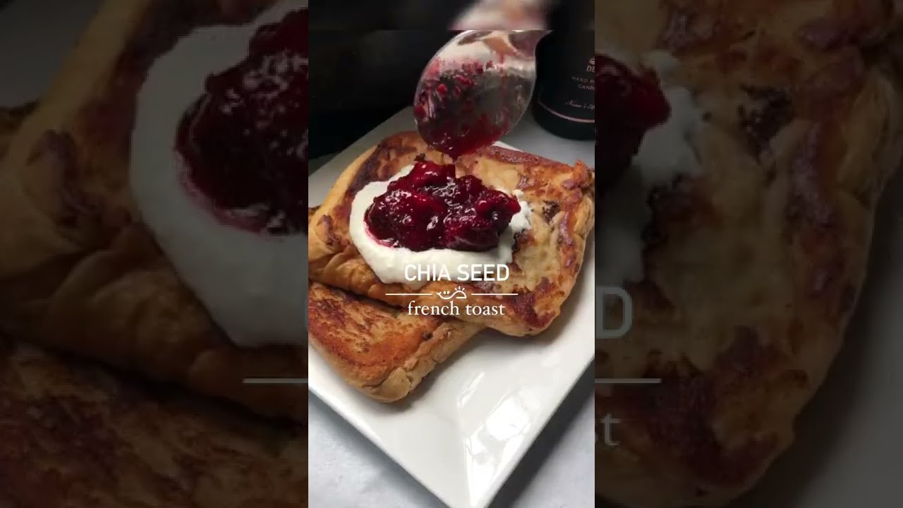 Chai seed French toast| Vegan French toast .