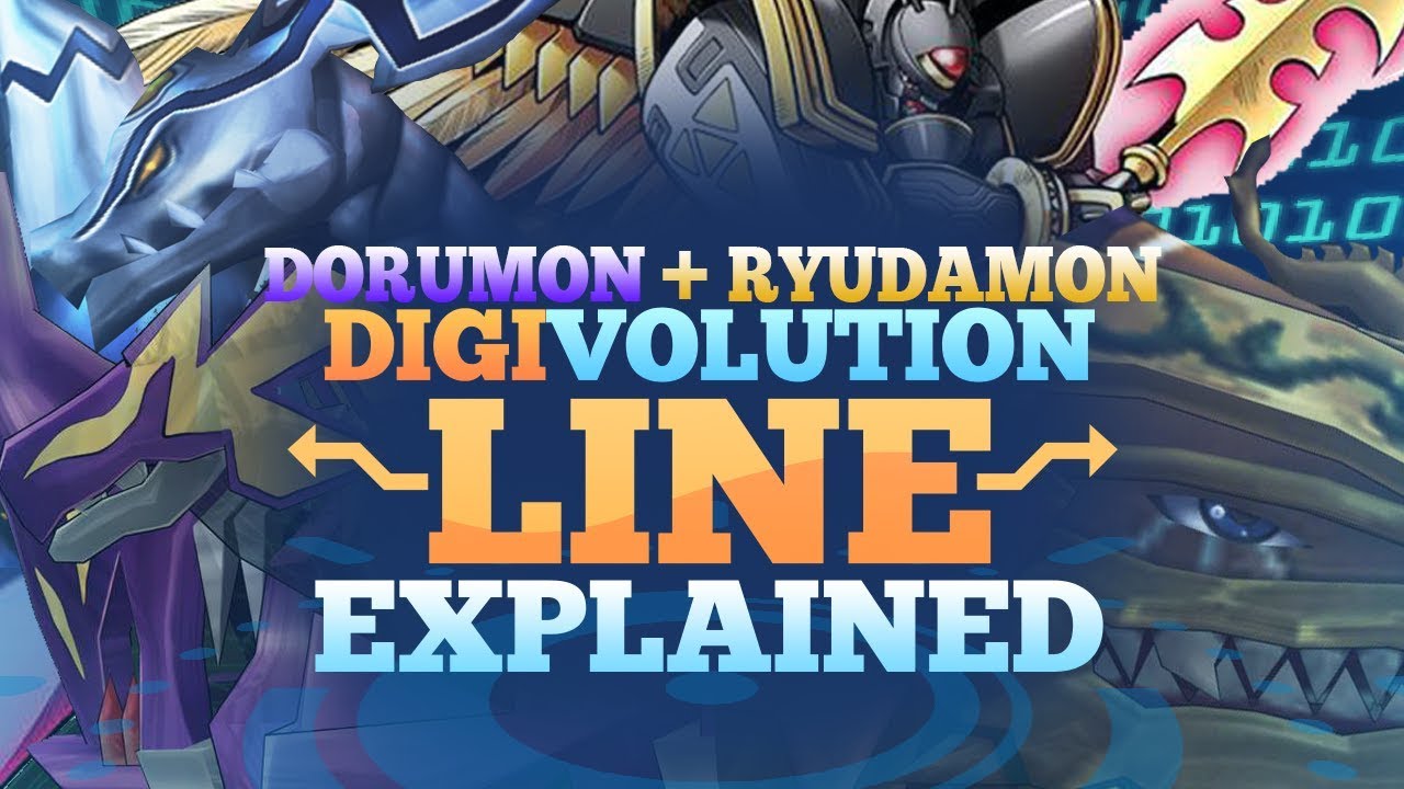 Digimon - Dorumon & Ryudamon Digivolution Line Explained!