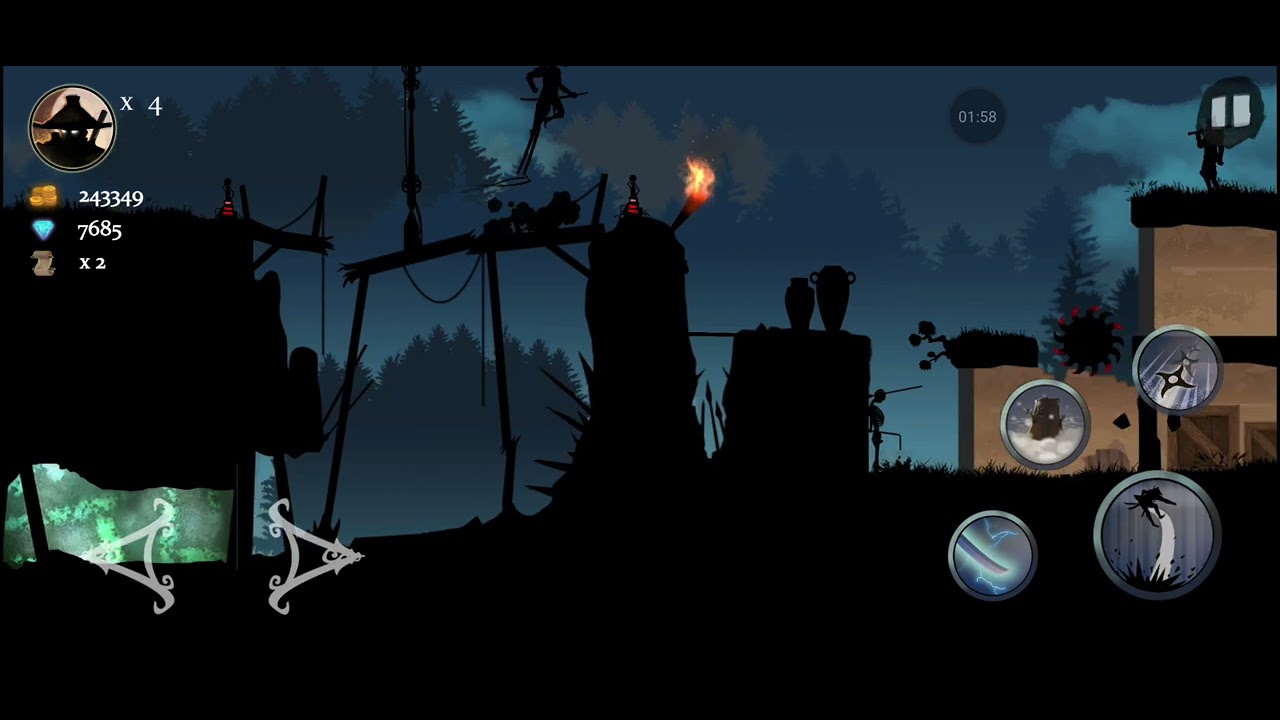 Ninja arashi chapter 2 level...7...game solve 🥰