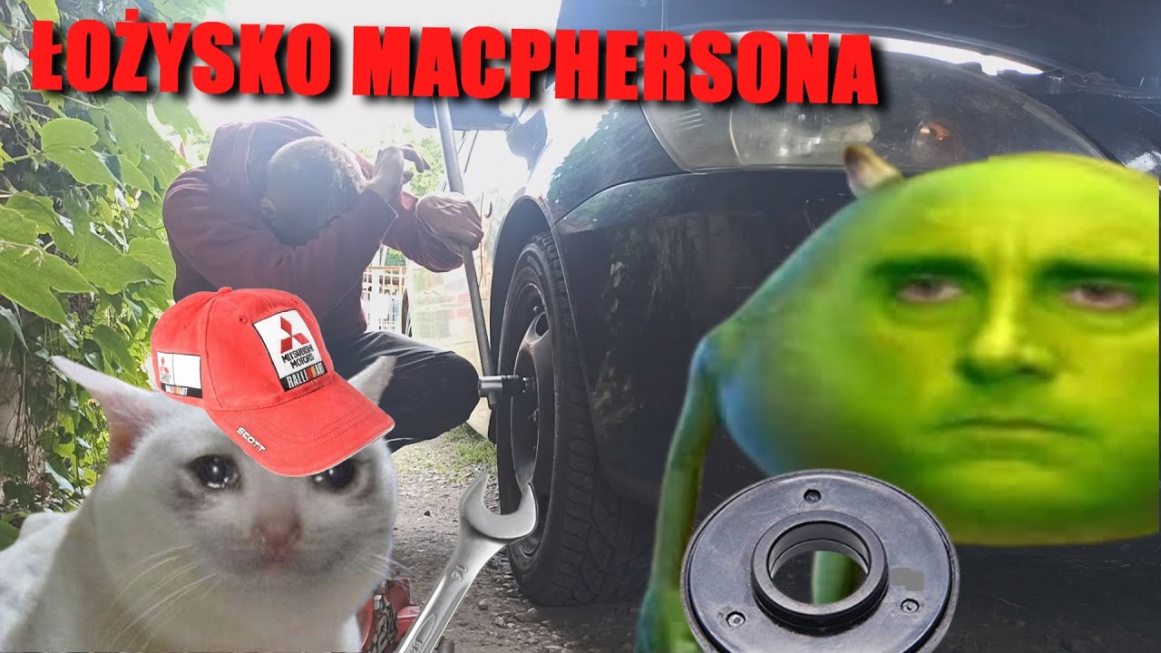 WYMIENIAM ŁOŻYSKO MACPHERSONA | Mitsubishi Lancer VII 2.0 DOHC