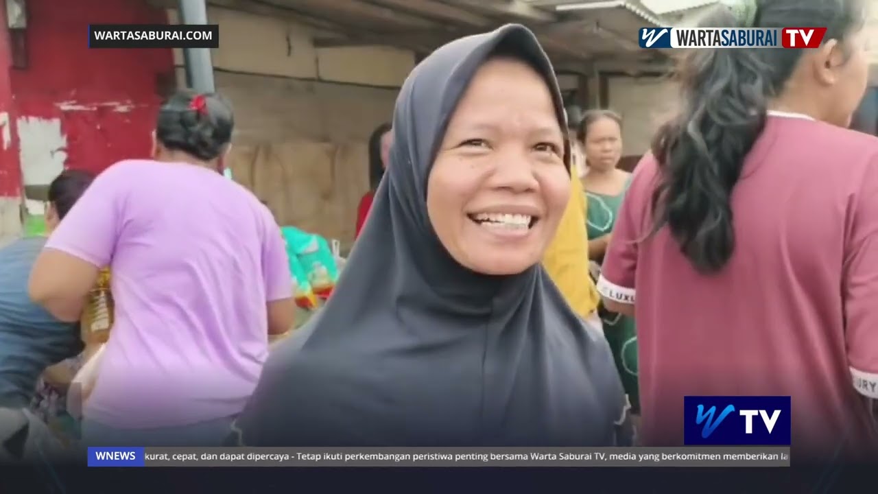 DISERBU WARGA, PEMKOT BANDAR LAMPUNG GELAR PASAR MURAH DI 20 KECAMATAN | WARTA SABURAI TV