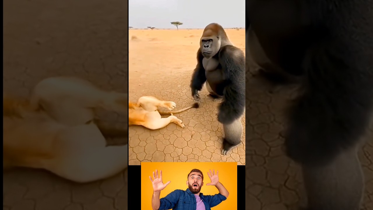 lions vs 🦍🤣🤣