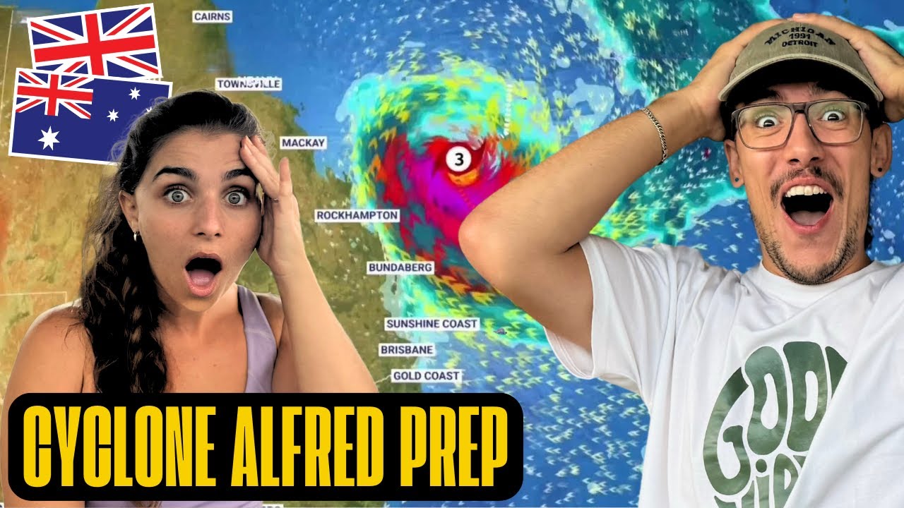 Brits Prepare for Their First Australian Tropical Cyclone! 🌩️🇦🇺