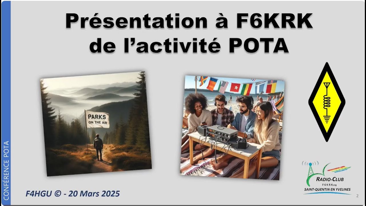 Conférence POTA - Parks On The Air