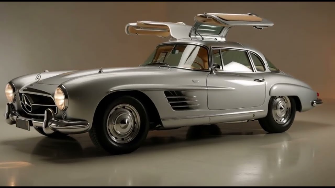 1955 Silver Mercedes-Benz 300SL Gullwing | Full ASMR Restoration