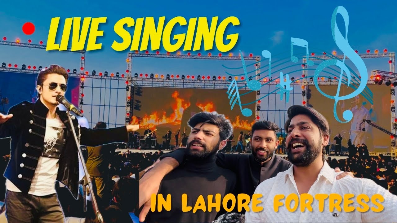 Ali Zafar / live singing show / in fortress lahore / Fake pass ky saht entrance 🤯