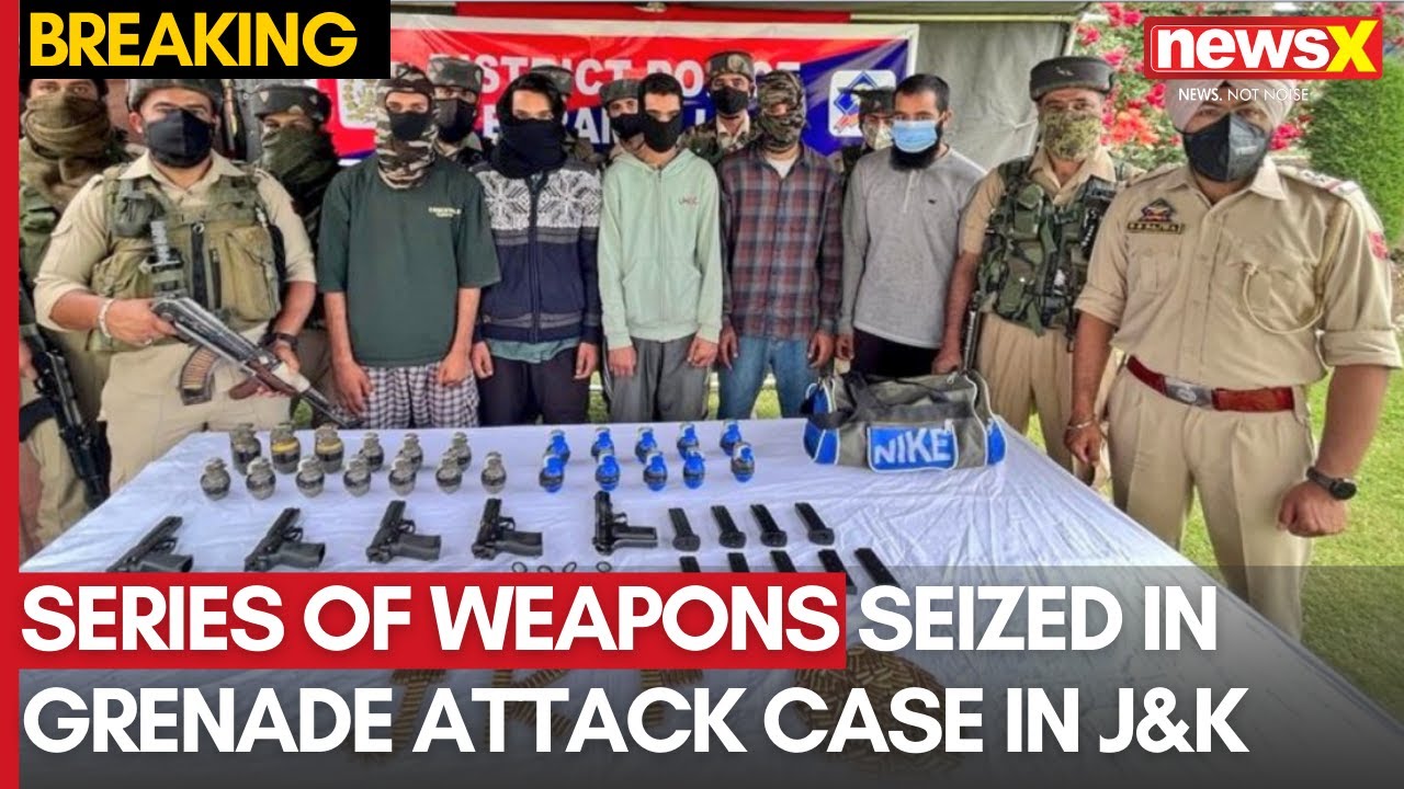 Series of Weapons Seized in Grenade Attack Case in J&K's Baramulla | 3 Terrorists Arrested | NewsX