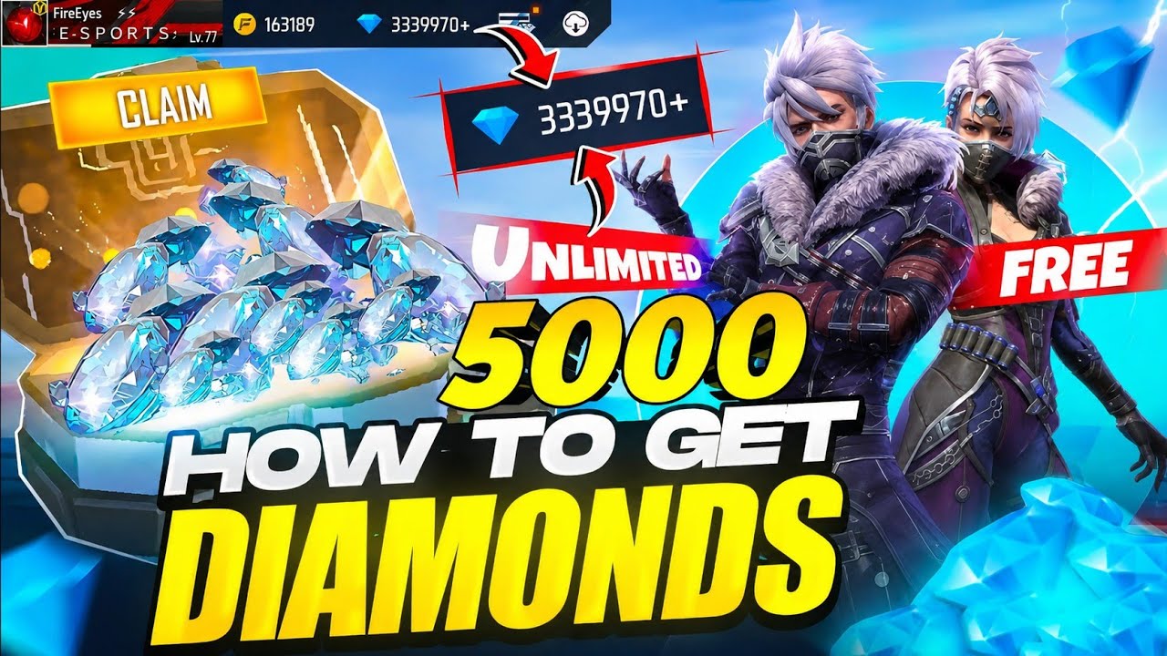 🤯💎How to get 5,000 Diamonds in Free Fire🔥 2026 Latest Trick 100% Working