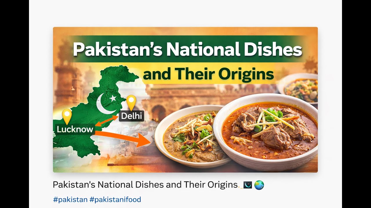 Pakistan's National Dishes and their Origion