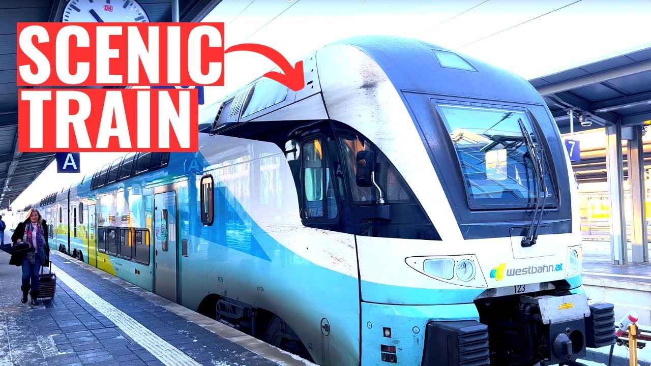🇦🇹 Austria's Scenic Winter Train ride (Salzburg to Munich)