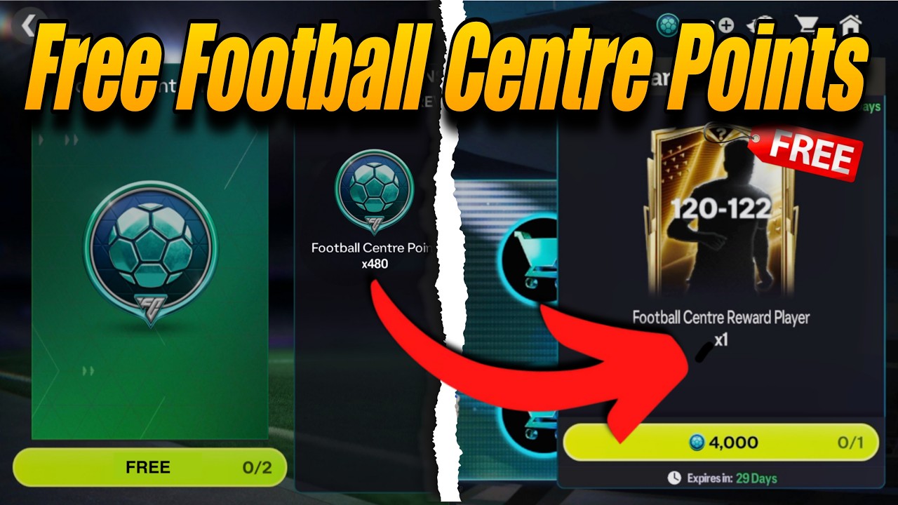 How To Earn Free Football Centre Points in FC Mobile