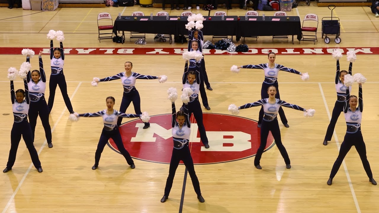Clarksburg HS Poms MCPS Division III Champions 2023
