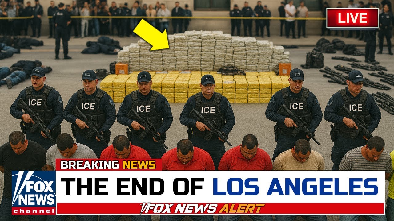 FBI, ICE & DEA Storm Los Angeles Cartel Fortress – 6.4 tons Fentanyl seized | US Military