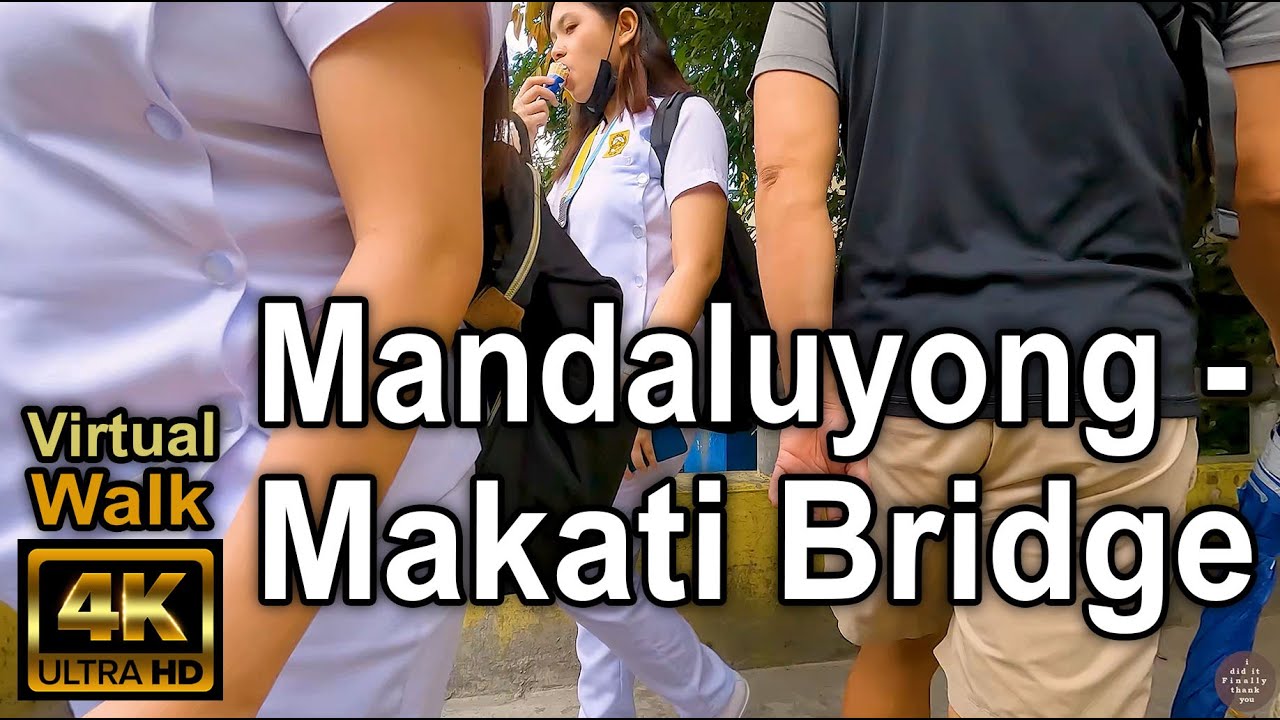 [4K30] Walk Tour | Strolling Mandaluyong - Makati Bridge to Makati Avenue | GoPro Hero10 Handheld