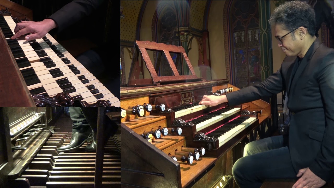 Touve R. Ratovondrahety 6 improvisations 1/6 - l'orgue Merklin de l'église Saint-Eugène, Paris IX