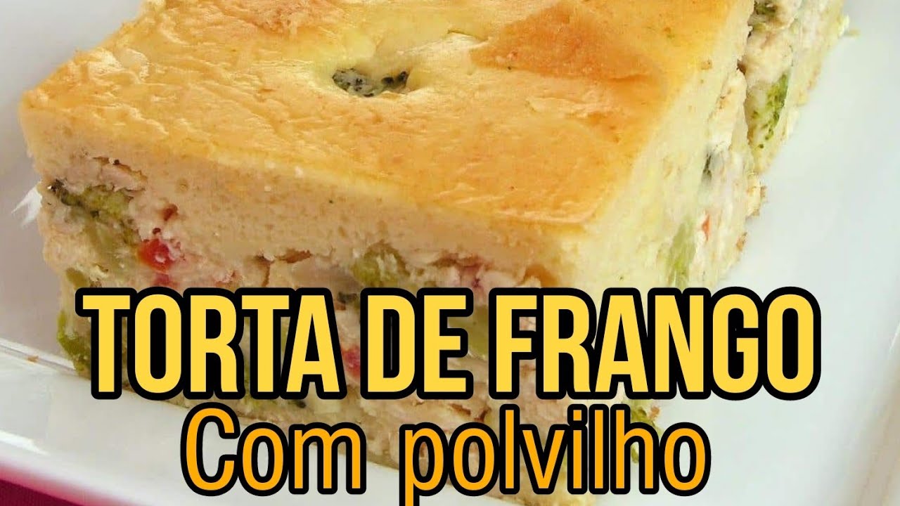COMO FAZER TORTA DE FRANGO E POLVILHO FEITO NO LIQUIDIFICADOR.