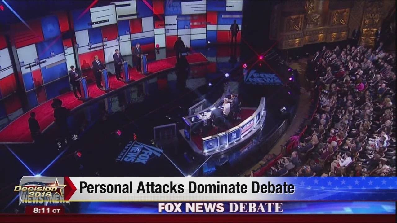 Personal attacks dominate debate