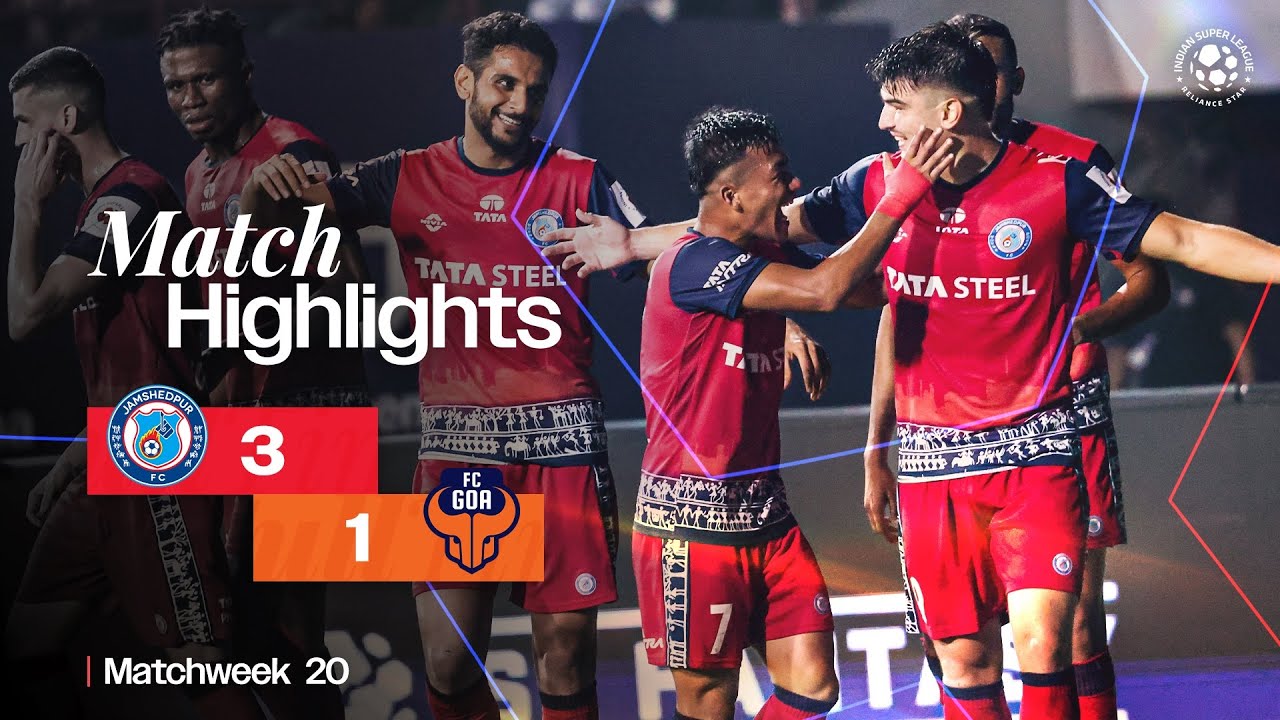 Match Highlights | Jamshedpur FC 3-1 FC Goa | MW 20 | ISL 2024-25