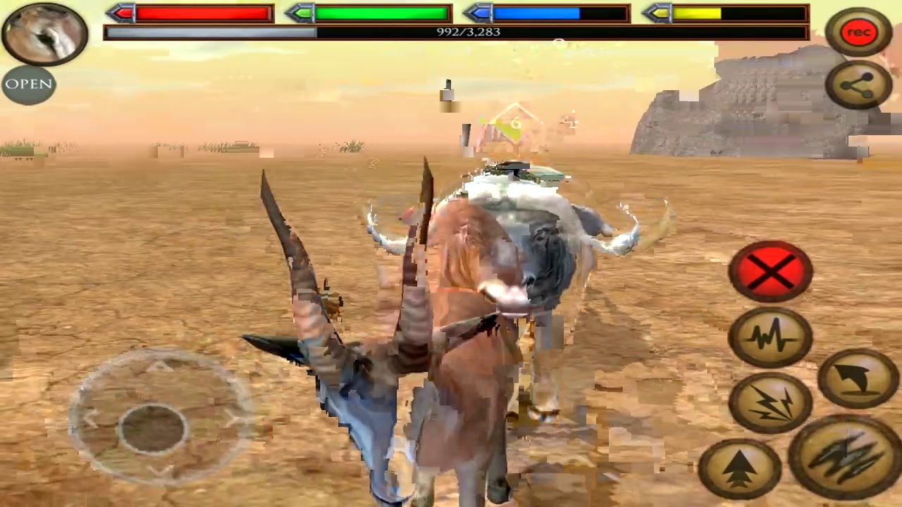 Gazelle VS Crocodile, Elephant , Cheetah, Lion,Hyena, Wild Dog, Hippo, Rhino, Zebra, Part 2