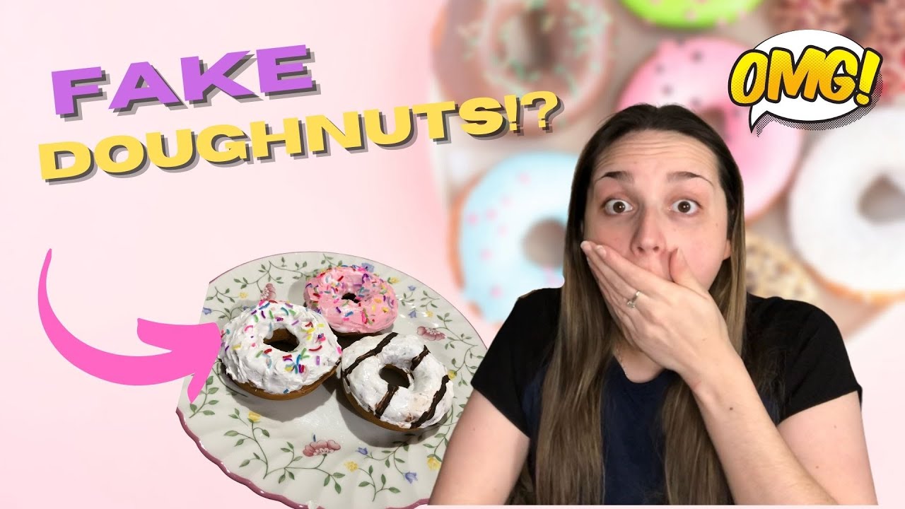 DIY FAUX DOUGHNUTS - Making realistic fake doughnuts for props & display!