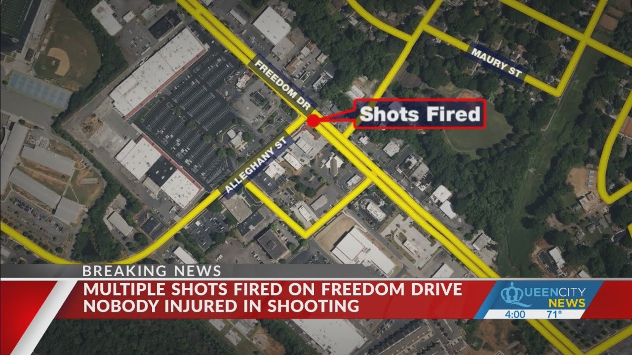Multiple shots fired on Freedom Dr in west Charlotte; no injuries reported