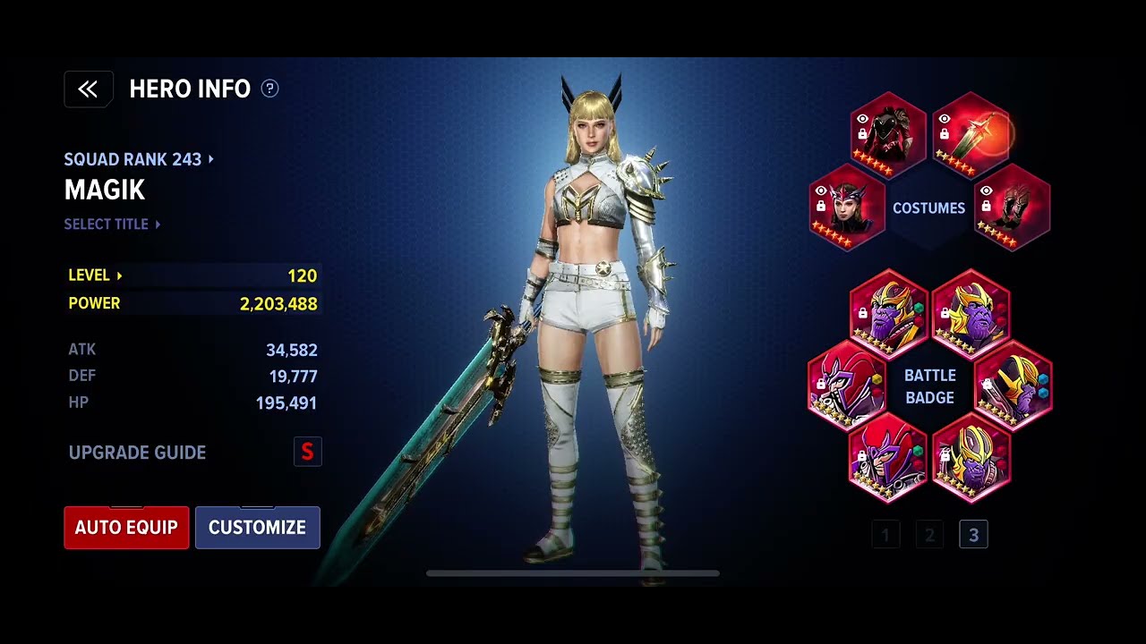 Marvel Future Revolution - my Magik 2,2M PVP showcase