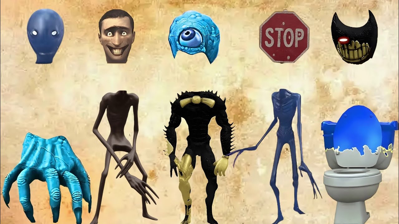 WRONG HEADS SIREN HEAD POOP, SIREN HEAD HOUSE, SIREN HEAD BRAIN EYE, SIREN HEAD OCTOPUS, SIREN HEAD