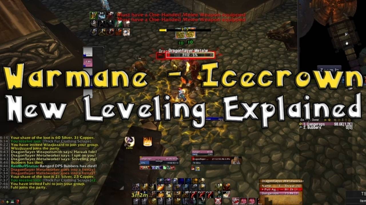 Warmane: New Power Leveling Explained Levels 8-80